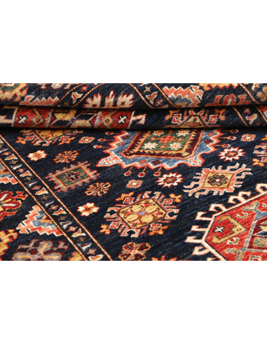 Kazak Fine 129x187 Cm Kazak Fine, Pakistan, Hand-carded