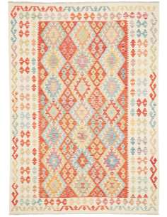 Kilim 176x242 Cm Kilim Afghanistan, Lana Cardata A Mano,