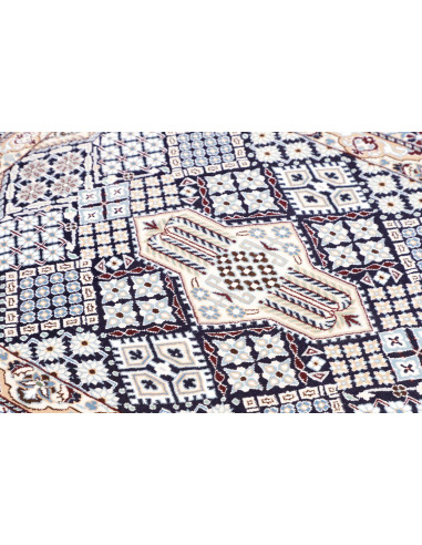 Nain 9la 92x120 Cm Nain 9la, Persia, Hand-carded Wool And