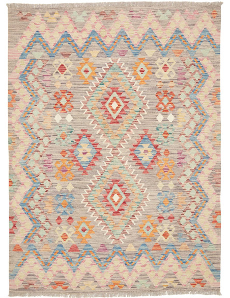 Kilim 149x201 Cm Kilim, Afghanistan, Hand-carded Wool warp:
