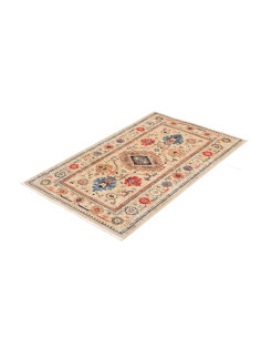 Kazak Fine 79x123 Cm Kazak Fine, Pakistan, Hand-carded Wool, 2