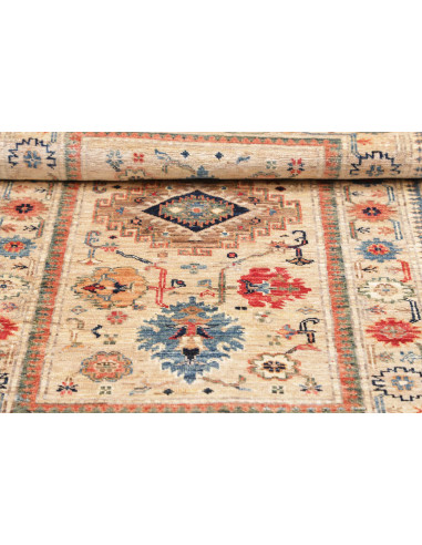Kazak Fine 79x123 Cm Kazak Fine, Pakistan, Hand-carded Wool,