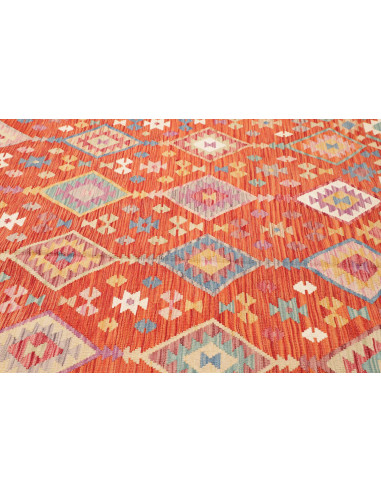 Kilim 201x300 Cm Kilim Afghanistan Lana Cardata A Mano
