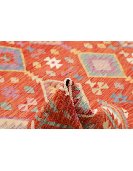 Kilim 201x300 Cm Kilim Afghanistan Lana Cardata A Mano
