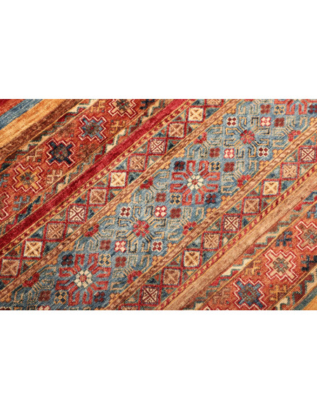 Tappeto Samarkand Pakistan rosso arancione 254x300