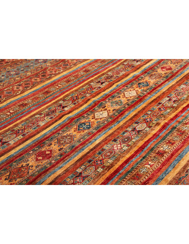 Tappeto Samarkand Pakistan rosso arancione 254x300
