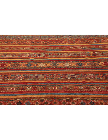 Tappeto Samarkand Pakistan rosso arancione 254x300