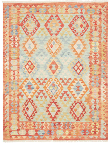 Kilim 153x201 Cm Kilim Afghanistan Hand-carded Wool warp: