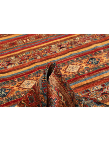 Tappeto Samarkand Pakistan rosso arancione 254x300