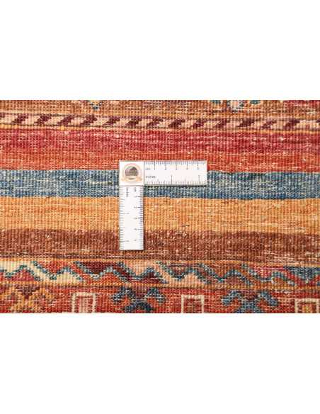 Tappeto Samarkand Pakistan rosso arancione 254x300