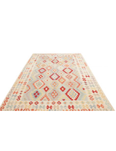 Kilim 200x297 Cm Kilim, Afghanistan, Hand-carded Wool warp: 2