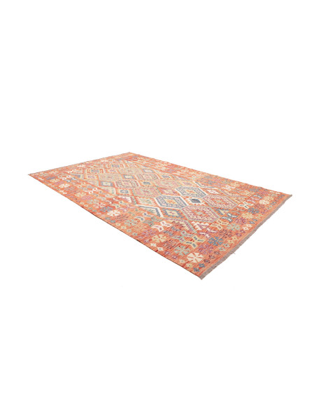 Hand Made Rug Kilim Afghanistan 202x302 Orange