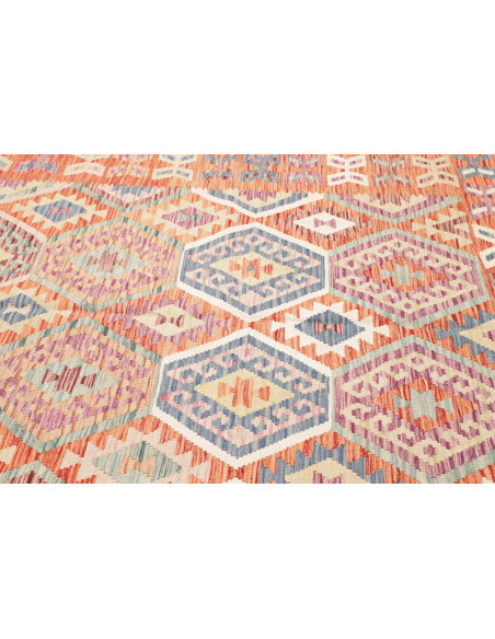 Hand Made Rug Kilim Afghanistan 202x302 Orange