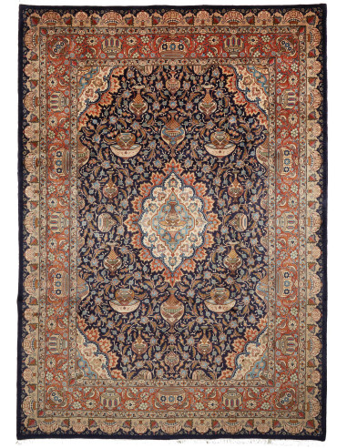 Rug Kashamr Zirkhaki Persia sky blue white 248x346