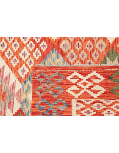 Kilim 203x300 Cm Kilim, Afghanistan, Hand-carded Wool On