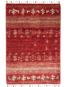 Tappeto Originale Siva Pakistan 60x90 Rosso Ter
