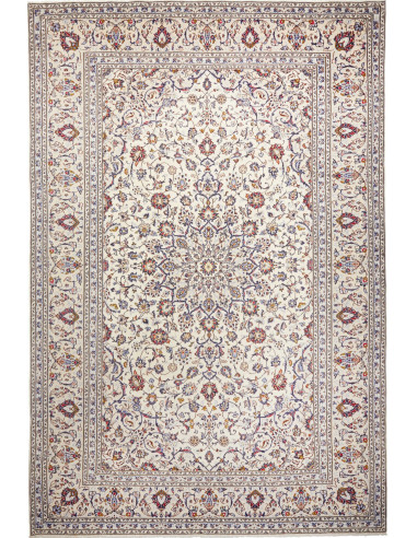 Kashan 244x363 Cm Kashan, Persia, Lana Cardata A Mano