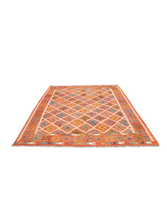 Kilim 201x247 Cm Kilim Afghanistan Lana Cardata A Mano 2