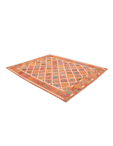 Kilim 201x247 Cm Kilim Afghanistan Lana Cardata A Mano