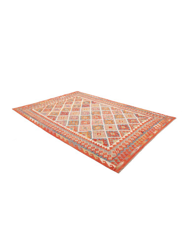 Kilim 205x294 Cm Kilim, Afghanistan, Hand-carded Wool warp: