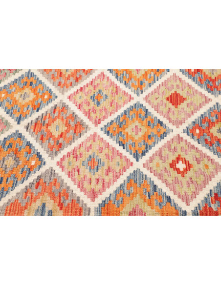 Kilim 205x294 Cm Kilim, Afghanistan, Hand-carded Wool warp: