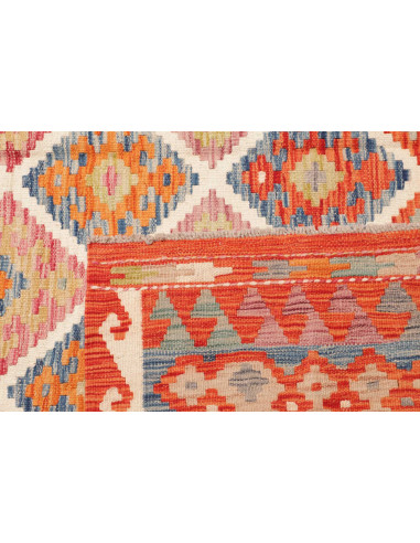 Kilim 205x294 Cm Kilim, Afghanistan, Hand-carded Wool warp: