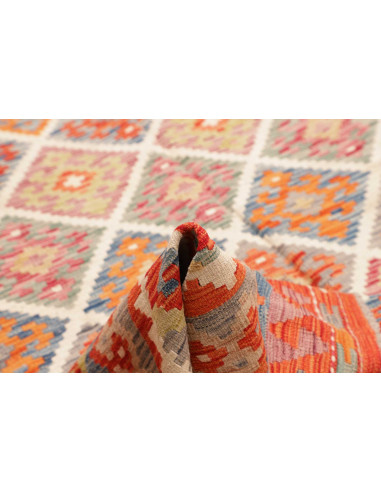 Kilim 205x294 Cm Kilim, Afghanistan, Hand-carded Wool warp: