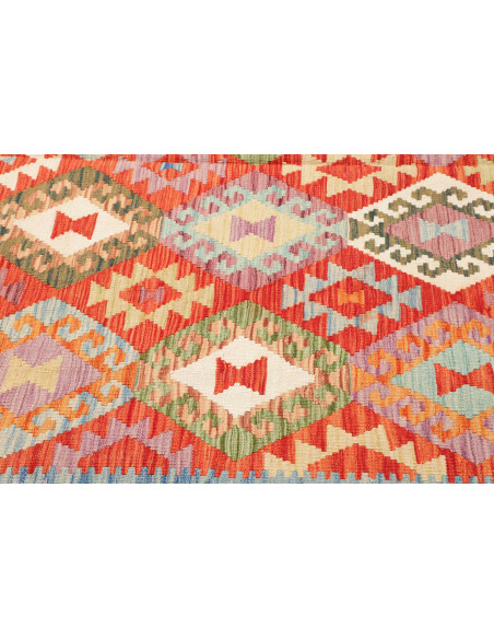 Kilim 203x291 Cm Kilim, Afghanistan, Hand-carded Wool,