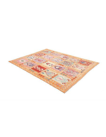 Kilim 182x230 Cm Kilim, Afghanistan, Hand-carded Wool