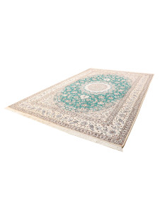 Rug Nain 9La Persia white green 248x355 2