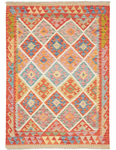 Kilim 126x178 Cm Kilim Afghanistan Hand-carded Wool warp: