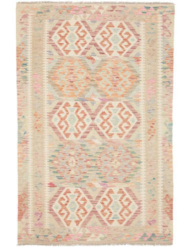 Kilim 121x186 Cm Kilim, Afghanistan, Hand-carded Wool warp: