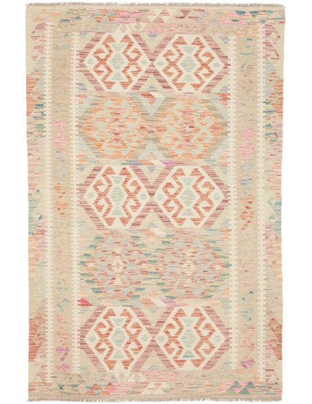 Kilim 121x186 Cm Kilim, Afghanistan, Hand-carded Wool warp: