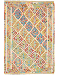 Kilim 125x179 Cm Kilim, Afghanistan, Lana Cardata A Mano