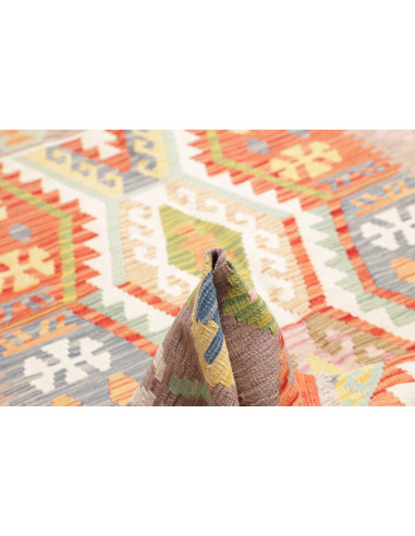 Kilim 186x246 Cm Kilim Afghanistan, Hand-carded Wool