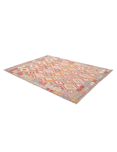 Kilim 179x243 Cm Kilim, Afghanistan, Lana Cardata A Mano