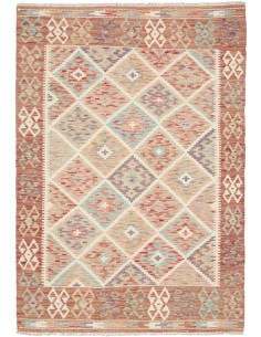 Kilim 122x172 Cm Kilim, Afghanistan, Lana Cardata A Mano