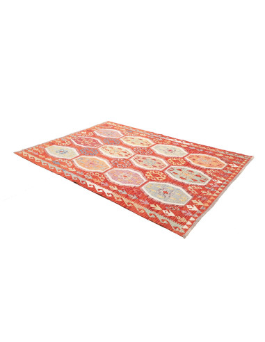 Kilim 172x246 Cm Kilim, Afghanistan, Hand-carded Wool warp: