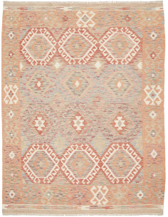 Kilim 155x201 Cm Kilim, Afghanistan, Lana Cardata A Mano
