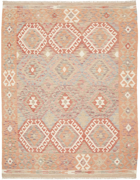Kilim 155x201 Cm Kilim, Afghanistan, Lana Cardata A Mano