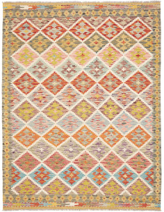 Kilim 152x201 Cm Kilim Afghanistan Hand-carded Wool Cotton