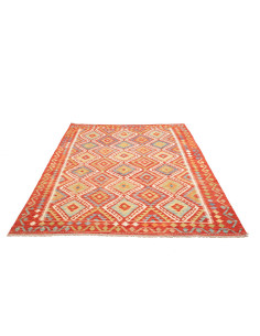 Kilim 169x246 Cm Kilim Afghanistan, Lana Cardata A Mano 2