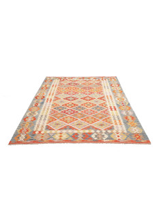 Kilim 178x247 Cm Kilim, Afghanistan, Lana Cardata A Mano 2