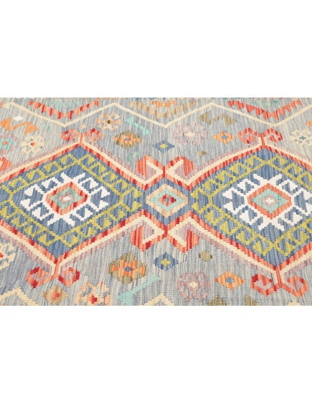 Kilim 146x206 Cm Kilim, Afghanistan, Lana Cardata A Mano,