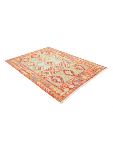 Kilim 153x201 Cm Kilim Afghanistan Hand-carded Wool warp: