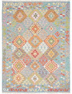 Kilim 148x194 Cm Kilim Afghanistan, Hand-carded Wool,