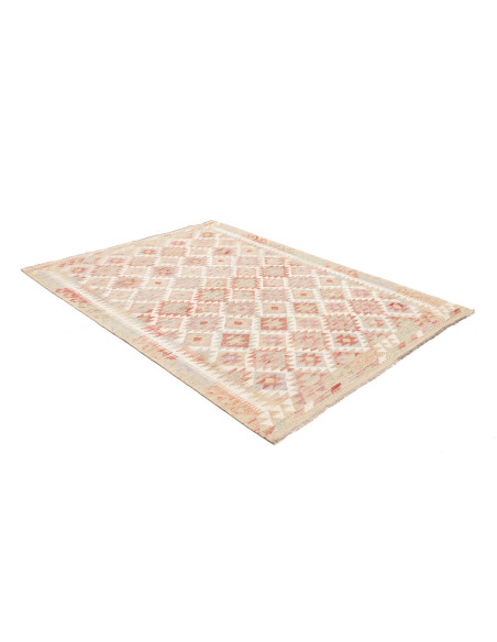 Rug Kilim Afghanistan 153x205 Cream Terracotta