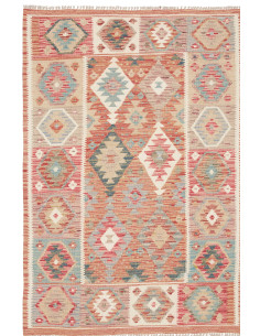 Kilim 104x150 Cm Kilim, Afghanistan, Lana Cardata A Mano