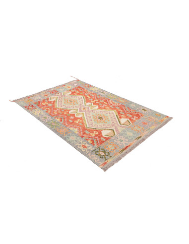 Kilim 123x170 Cm Kilim Afghanistan, Hand-carded Wool And