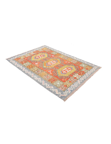 Kilim 125x173 Cm Kilim, Afghanistan, Lana Cardata A Mano